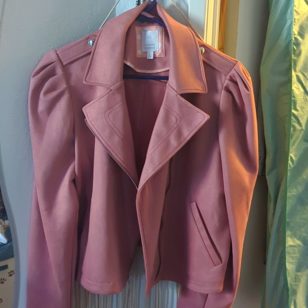 Lauren Conrad pink jacket